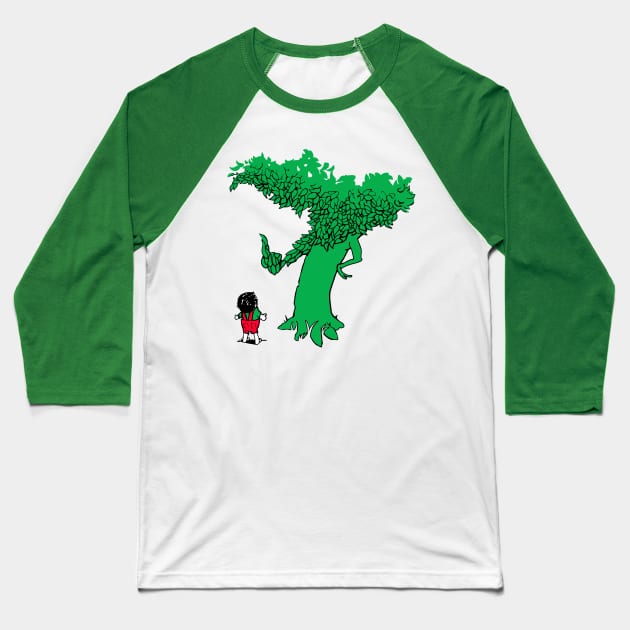 Fuck-Off-Tree Baseball T-Shirt by Mr Eggs Favorites